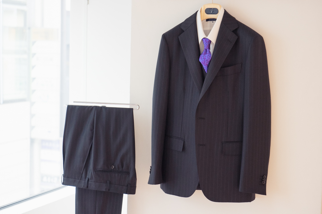 ネイビースーツのオーダー例をご紹介! | お知らせ | オーダー