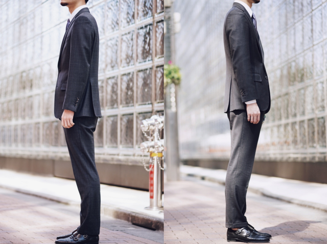 銀座テーラーオーダースーツ　Marzotto　パンツ２枚　XL 既成/オーダー/CLOTHO製スーツの違いを徹底比較！② | お知らせ